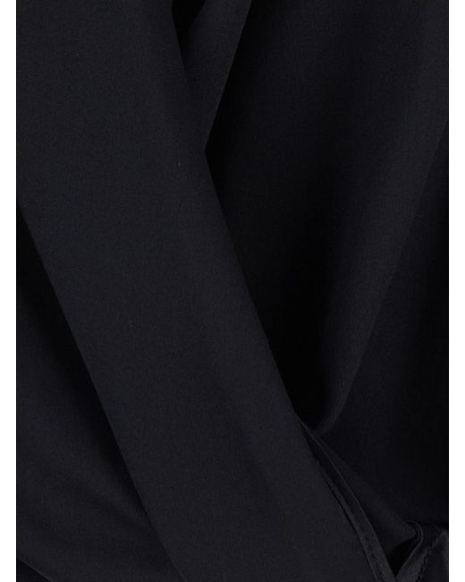 Le Plain Blue Georgette Blouse Blouses