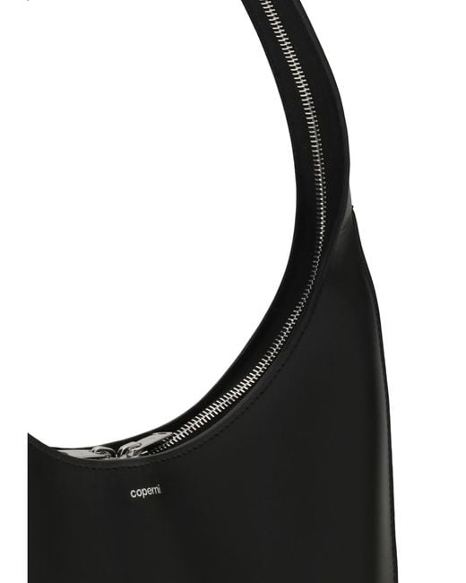 Coperni Black Swipe Medium Shoulder Bag