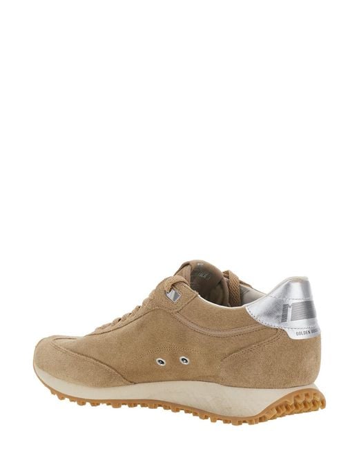 Golden Goose Deluxe Brand Natural Sneakers Running Marathon Leather Cow Trainers for men