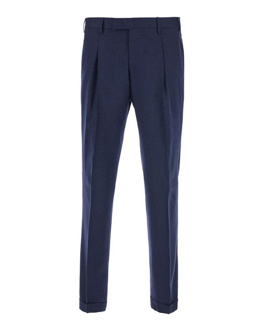 PT Torino Blue Trousers Master for men