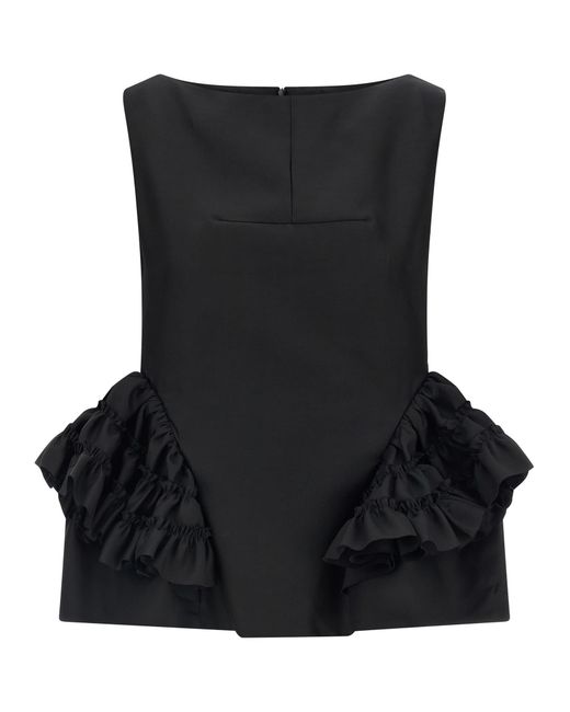 Dries Van Noten Black 'Casey' Top