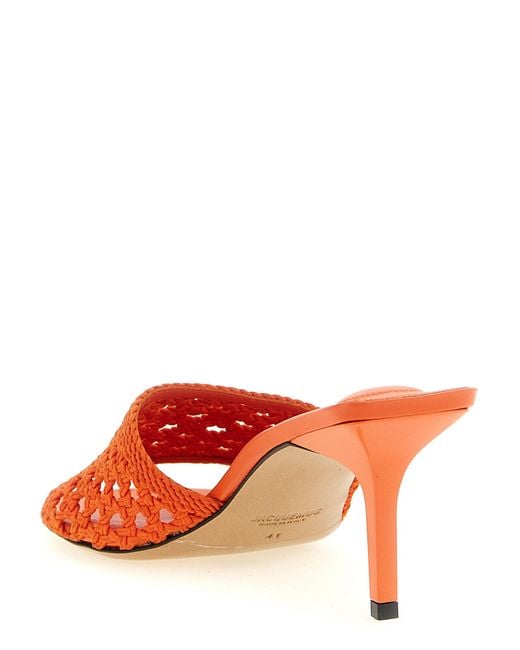 Jacquemus Red Slip On Heels