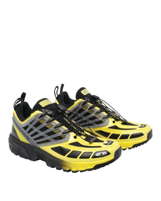MM6 MAISON MARGIELA X SALOMON Yellow Sneakers Fabric Rubber/Rubber Sole for men