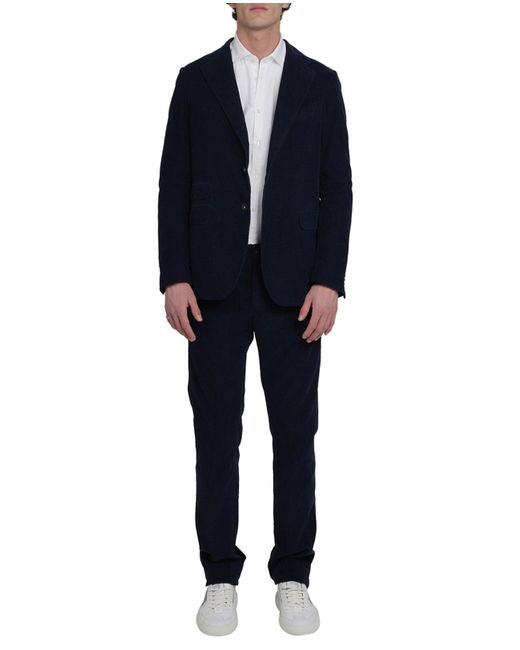 Massimo Alba Cotton Sloop Suit in Blue for Men | Lyst