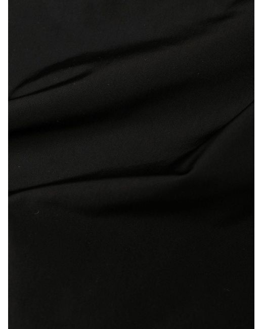 DSquared² Black Logo-tape Tapered Trousers for men
