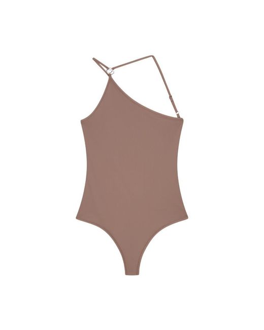 Coperni White One-Piece Swimsuit Polyamide Swimwear