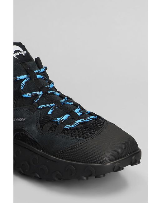 Marine Serre Ms Rise Tkyo Sneakers in Black for Men | Lyst