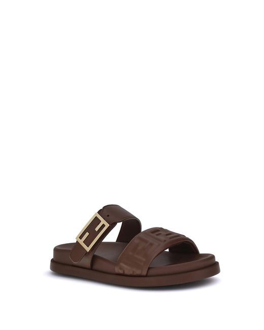 Fendi Brown Sandals