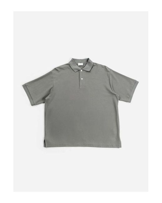 Handvaerk Gray Relax Polo T-Shirts And Polos for men