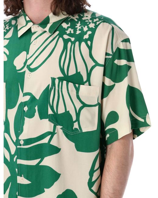 YMC Green Mitchum Shirt for men