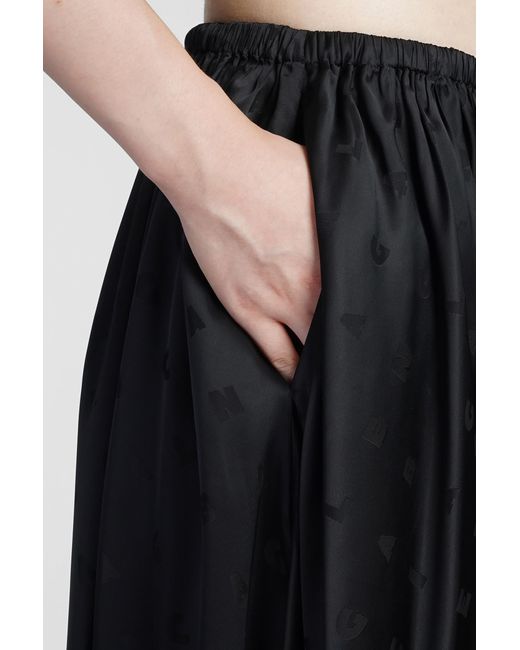 Balenciaga Black Skirt In Viscose