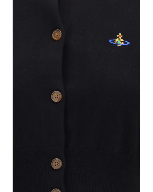 Vivienne Westwood Blue Cropped Cardigan Bea Cotton