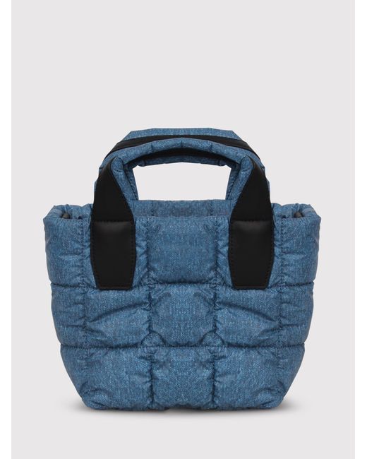 VEE COLLECTIVE Blue Vee Collective Mini Porter Handbag