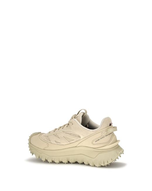 Moncler White Sneakers Trailgrip Apex Craft Gtx Calf Leather Trainers