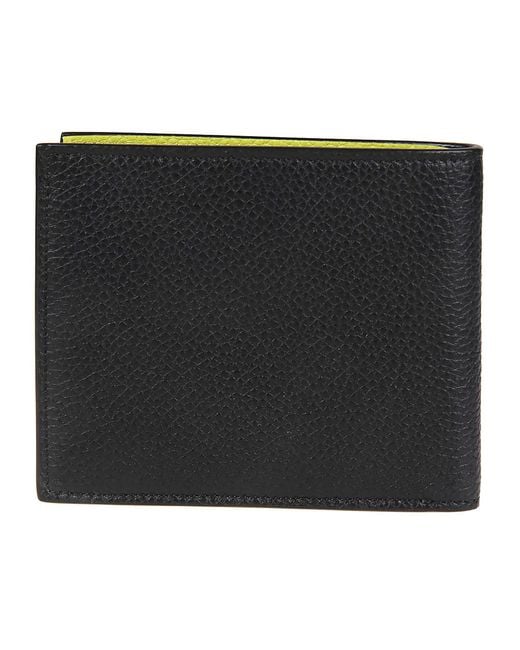 Tom Ford Black Two-Tone Classic Bifold Wallet for men