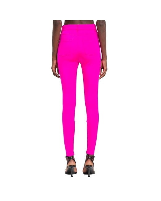 Balenciaga Pink Slim-Fit Trousers