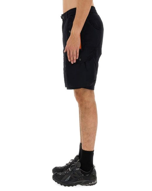 Parajumpers Black Bermuda Shorts "Sigmund 2" for men