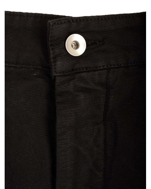 Rick Owens Black Geth Cut-offs Shorts for men