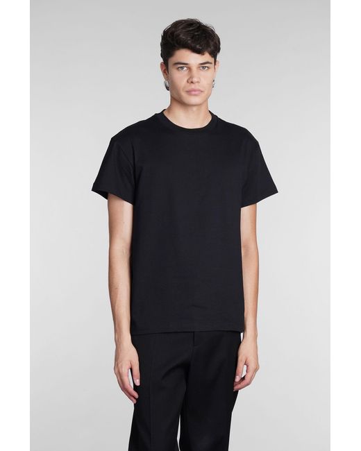 Jil Sander Black T-Shirt 3-Pack for men