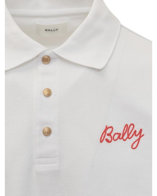 Bally White Polo for men