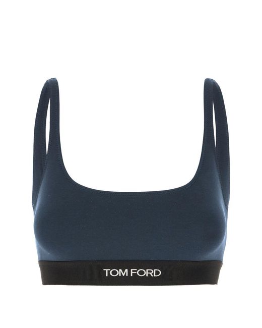 Tom Ford Blue Top Modal Tops