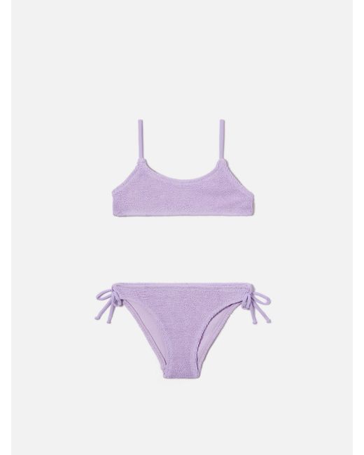 Mc2 Saint Barth Purple Jaiden Lilac Crinkle Bikini