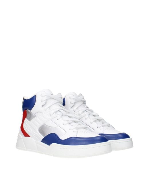 Céline Blue Leather Athletic Sneakers for men