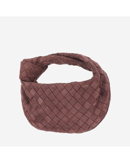 Bottega Veneta Brown Shoulder Bag Jodie Mini Suede