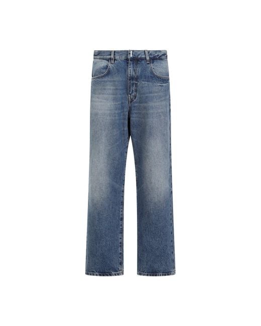 Givenchy Blue Round Regular Fit 5 Pockets Denim Jeans for men