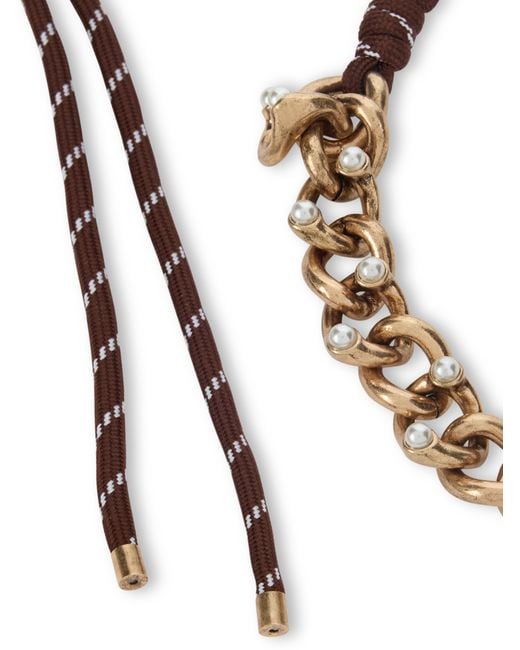 Weekend by Maxmara Metallic Necklace Chain And Cord Metal Necklaces
