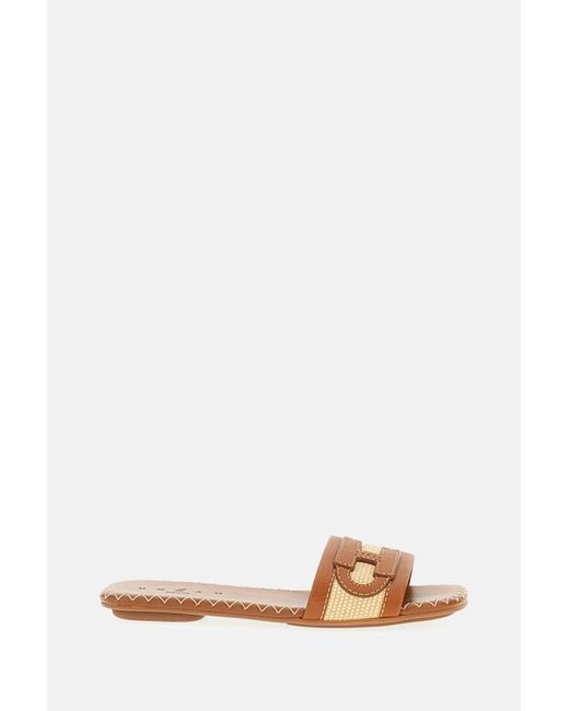 Hogan Pink Flat Shoes Tex Calfkin