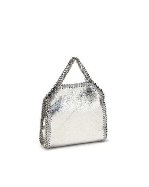 Stella McCartney Gray Silver Polyester Handbag