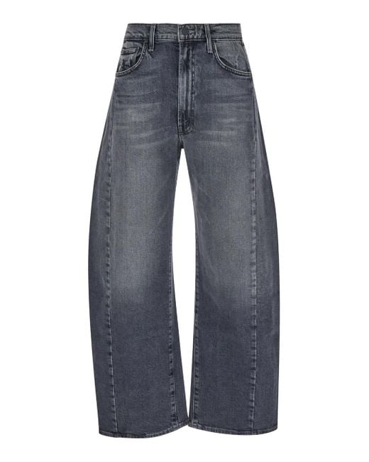 Mother Blue The Half-Pipe Flood Jeans
