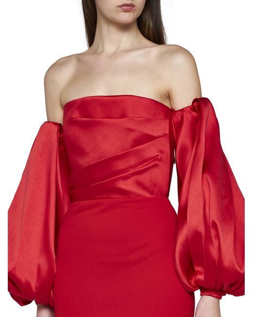 Solace London Red Dress