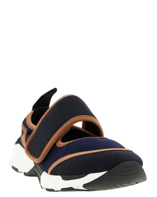 Marni Black Mary Jane Sneakers