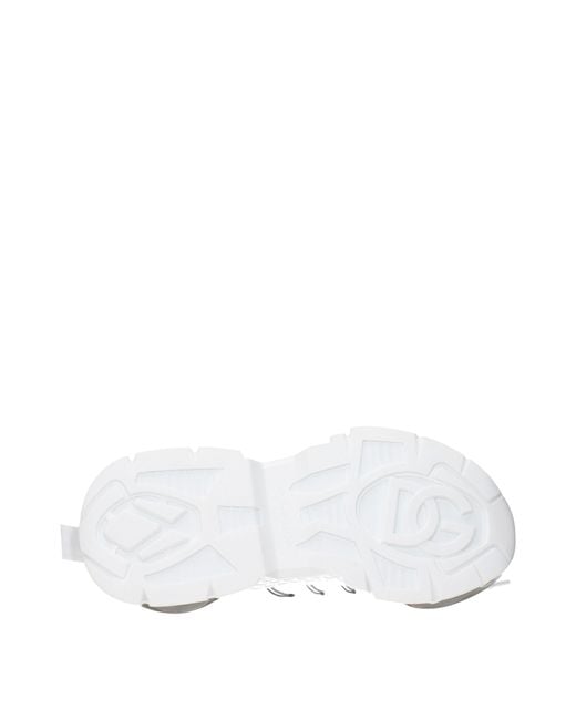 Dolce & Gabbana White Dolce&Gabbana Fabric Sneakers for men