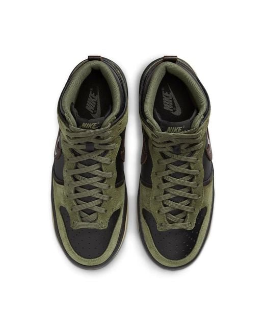 Nike Green Dunk High Up Rebel Sneakers Shoes