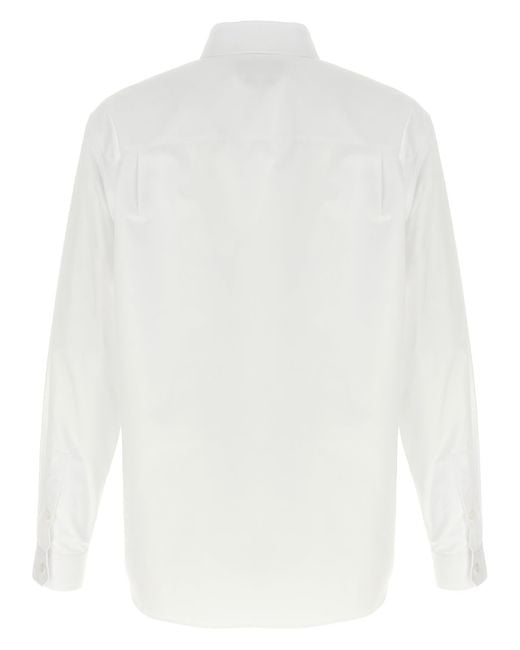 Gucci White Poplin Shirt for men