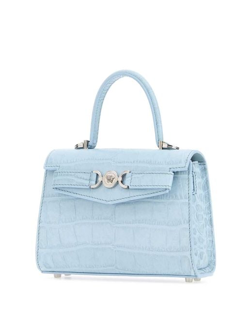 Versace Blue Pastel Light- Small Medusa 95 Handbag
