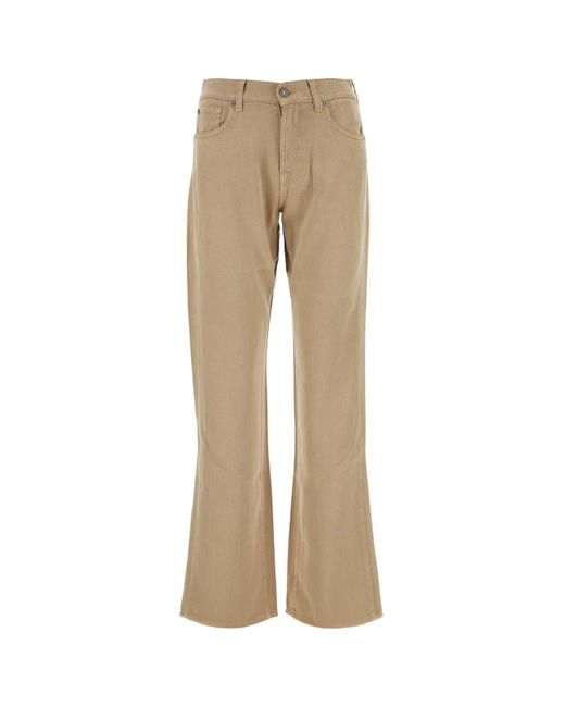 7 For All Mankind Natural Camel Tencel Tess Pant