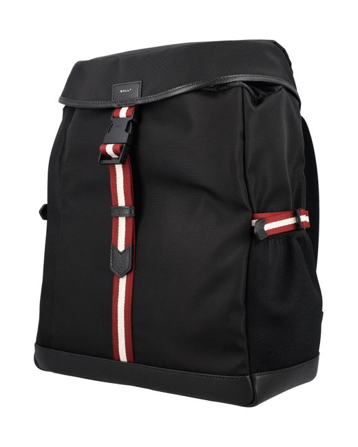 Bally Black Sport Backpack for men