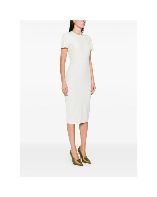 Victoria Beckham White Dresses