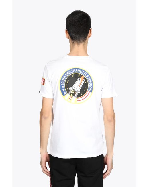 Space Shuttle T-shirt White Cotton Nasa 