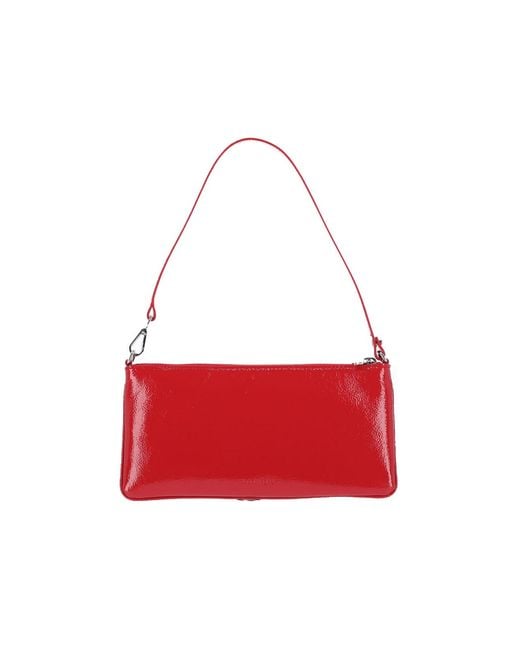 Courreges Red Bags Varnished Cow Leather