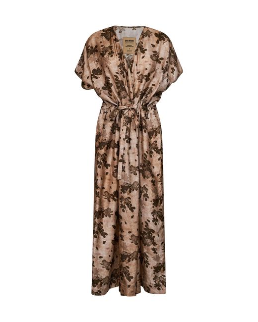 Uma Wang Natural Maxi Dress Moulay Acre Viscose