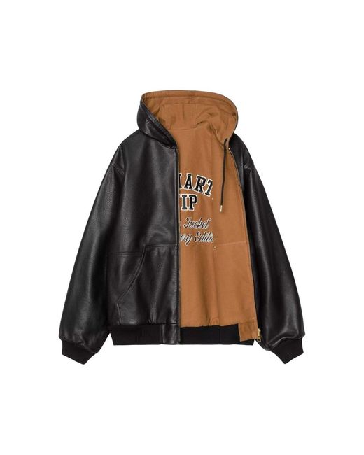 Carhartt Black Leather Outerwear for men