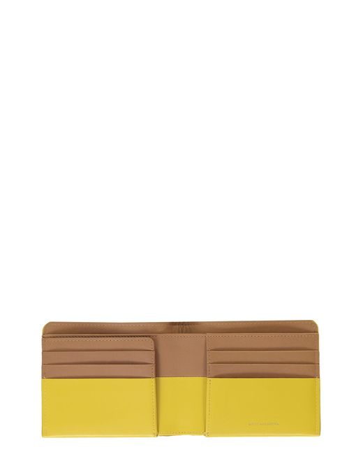 Dries Van Noten Yellow Leather Wallet for men