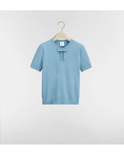 Dior Blue Pullover Maglia