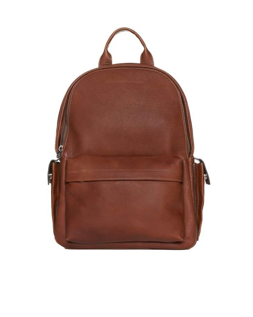 Brunello Cucinelli Brown Backpack for men