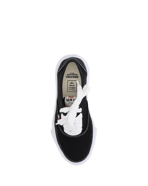 Maison Mihara Yasuhiro White Cotton Sneakers Upper: Cotton; Sole: Rubber
